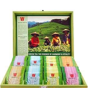   Green Tea Chest, Assorted Tea Collection w/ 80 Assorted Green Teas
