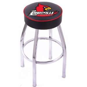  University of Louisville Steel Stool with 4 Logo Seat 