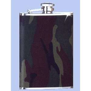  Flasks Stainless Steel 8 Ounce Camouflage Kitchen 