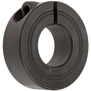Climax Metal 1C 068 Steel One Piece Clamping Collar, Black Oxide 