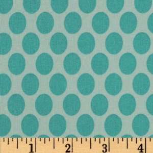  44 Wide Moda Its A Hoot Eggs Turquoise Fabric By The 