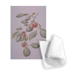  Victoria Plum, 1995 (w/c) by Iona Hordern   Tea Towel 100% 