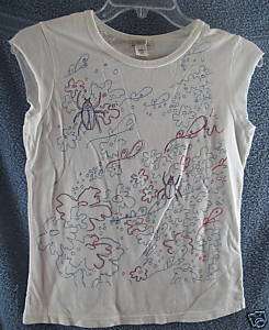 LUX WHITE NATURE T SHIRT NEW MEDIUM URBAN OUTFITTERS  