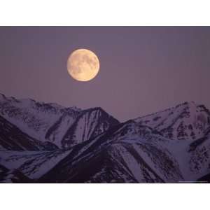 Full Moon over Gates of the Arctic National Park, North Slope of the 
