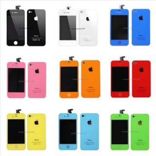   Color Front back Panel LCD and Digitizer For iPhone 4S  