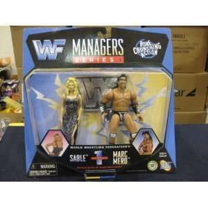  WWF Sable and Marc Mero 2 Pack by Jakks Toys & Games