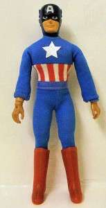 Marvel Superheroes CAPTAIN AMERICA Retro Mego Vintage 1970s FIGURE 