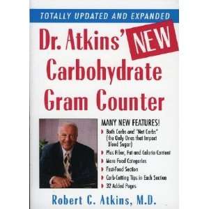 Dr. Atkins New Carbohydrate Gram Counter More Than 1200 Brand Name 