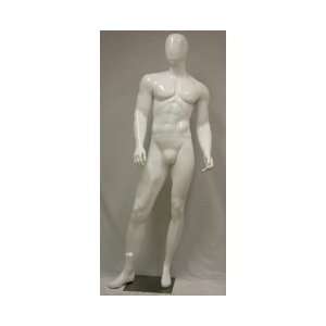  Glossy White Abstract Male Mannequin BC10 Arts, Crafts 