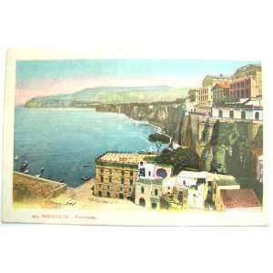  1901 Sorrento Italy Panoroma Undivided Back UDB Vintage 