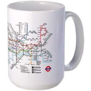  Large Underground Map Mug Map Large Mug by  