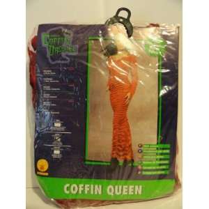  Adult Red Coffin Queen Dress Costume   Includes Dress and 