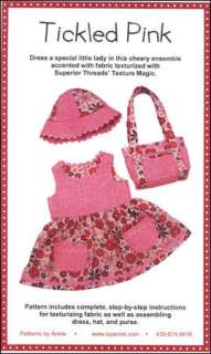   BAG PATTERN TICKLED PINK BY ANNIE UNREIN USES TEXTURE MAGIC  