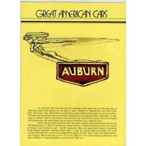 1935 Auburn 851 Supercharged Speedster by Ken Dallison Scott Paper 