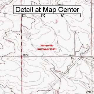 USGS Topographic Quadrangle Map   Waterville, Washington (Folded 