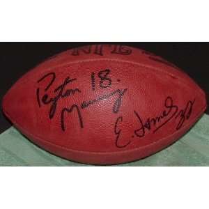  Payton Manning/Edgerin James Autographed Football Sports 