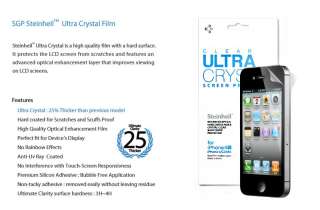 SGP iPhone 4S Screen Protector Steinheil Ultra Crystal  