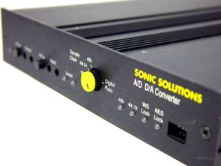 Sonic Solutions ADA Converter A/D/A Analog Digital AD/DA 702910 Stereo 