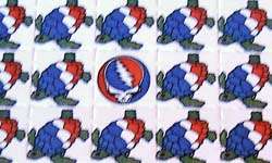 LSD Blotter Art Sheet   Terrapins 420   The Grateful Dead  