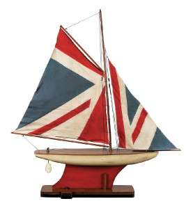 British Navy Union Jack Flag Pond Yacht Model Ship 31  