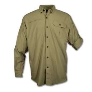  West Woods Tech Shirt 2059602026666 Khaki Tech Full Button 