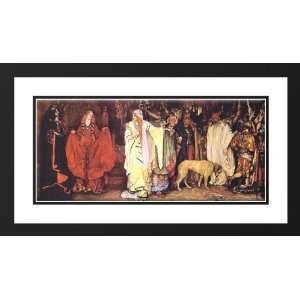  Abbey, Edwin Austin 40x22 Framed and Double Matted King 