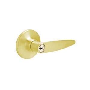   J54 605 Bright Brass Keyed Entry Dover Style lever