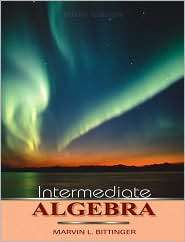 Intermediate Algebra, (0321388259), Marvin L. Bittinger, Textbooks 