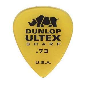    72 Dunlop Ultex Sharp .73mm Guitar Picks Musical Instruments