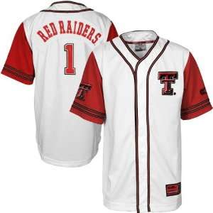  Texas Tech Red Raiders White Bullpen Baseball Jersey 