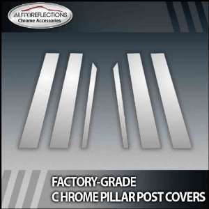  08 12 Mercedes Gl 6Pc Chrome Pillar Post Covers 
