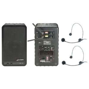  Azden Two Channel VHF Wireless Speaker System   Headworn 