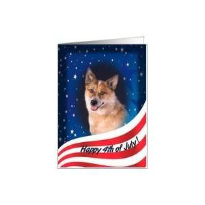 July 4th Card   featuring an Australian Cattle Dog Card