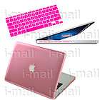 Pink Crystal Case Keyboard Skin Dust Cover For Apple Mac Macbook Pro 