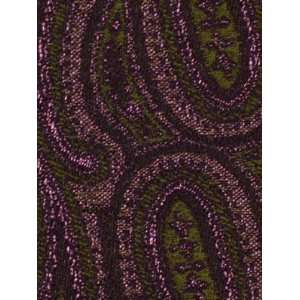  Shiny Paisley Mulberry by Robert Allen Contract Fabric 