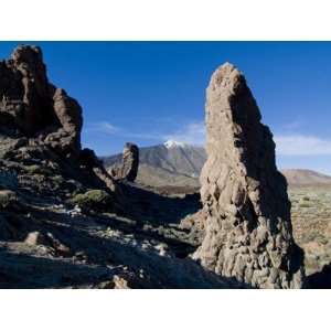  Giant Rock Formations in Front of the Volcano El Teide 