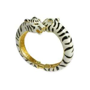 Kenneth Jay Lane Bracelet   Tiger Black/White