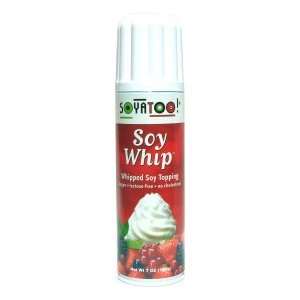 SoyaToo Soy Whip Topping, 7 oz. Can  Grocery & Gourmet 