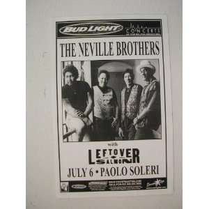  Neville Brothers Handbill Poster w/ Leftover Salmon The 