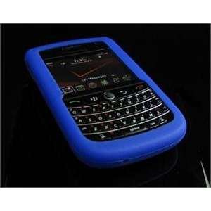  BLUE Soft Rubber Silicone Skin Cover Case for BlackBerry 