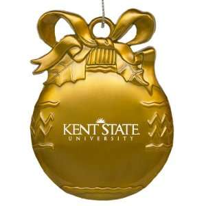  Kent State University   Pewter Christmas Tree Ornament 