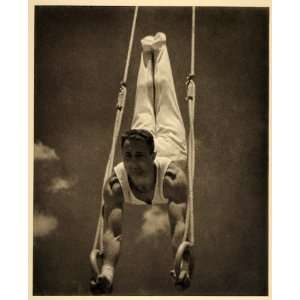  1936 Olympics Matthias Volz Rings Gymnastics Germany 