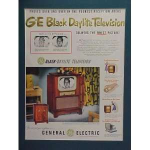 Bob Feller Cleveland Indians 1951 General Electric TV Advertisement 
