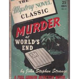 Murder at Worlds End John Stephen Strange Books