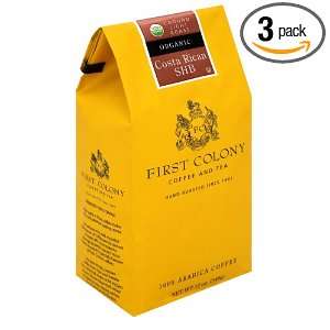  Organic Costa Rican SHB Light Roast Coffee, 12 Ounce Bags (Pack of 3