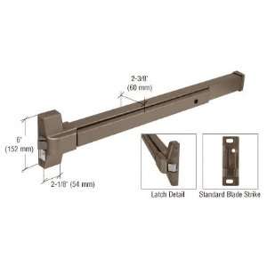  CRL Dark Bronze Touch Bar Rim Panic Exit Device by CR 