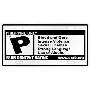   Parodie Philippines License Plate Country