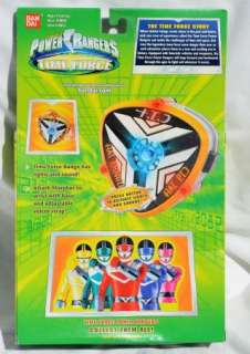 Power Rangers TIME FORCE BADGE Morpher New Toy In Box  