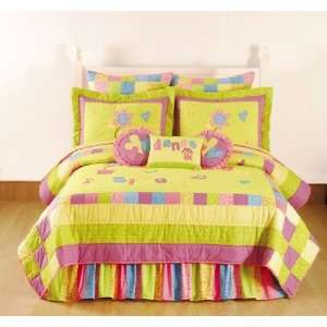 Dance, Laugh, Sing Twin Quilt 