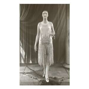  Twenties Mannequin in Flapper Dress Premium Poster Print 